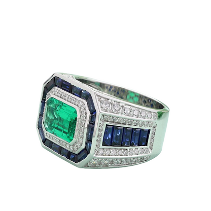 Sierra 3.20 Art Deco Ring for Men