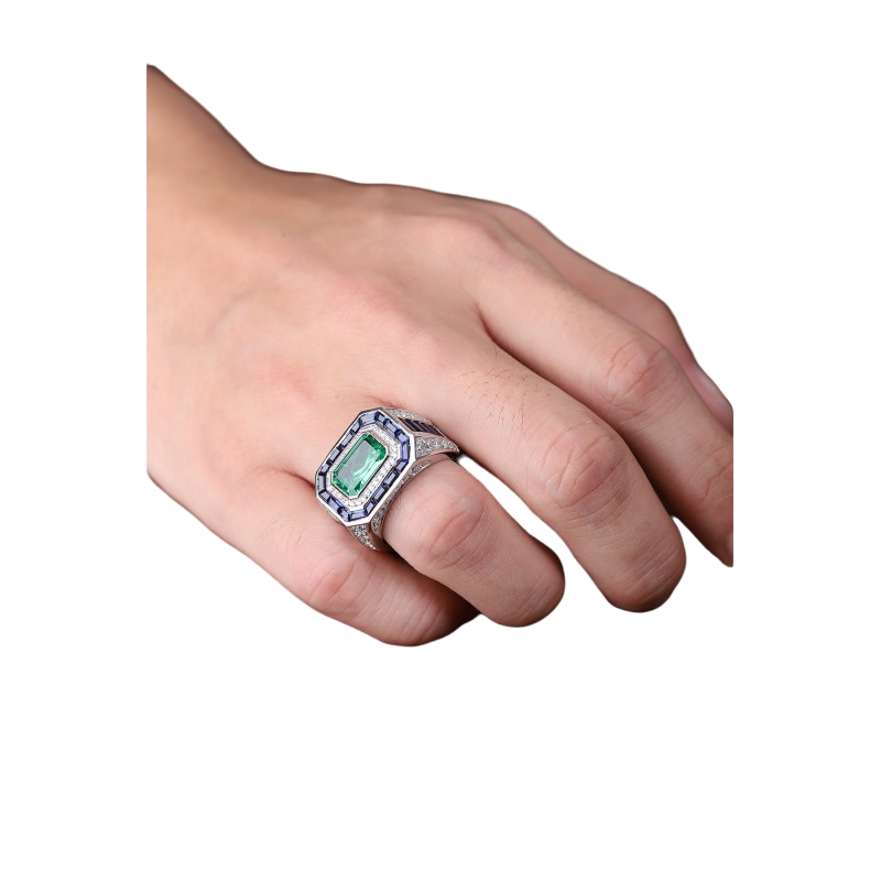 Sierra 3.20 Art Deco Ring for Men